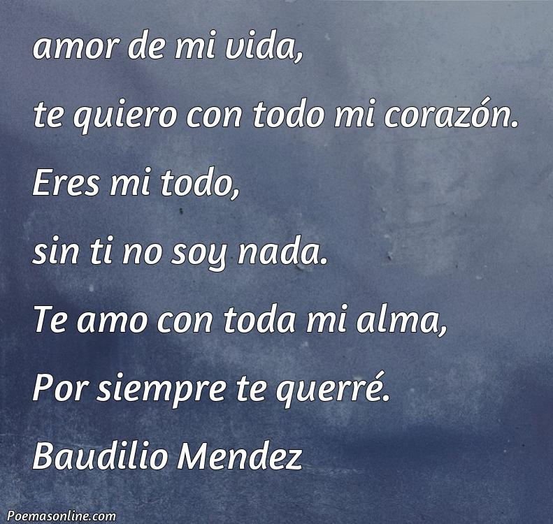 Reflexivo Poema al Amor de mi Vida Corto, Poemas al Amor de mi Vida Corto