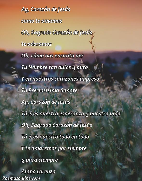 Corto Poema al Corazon de Jesús, Poemas al Corazon de Jesús