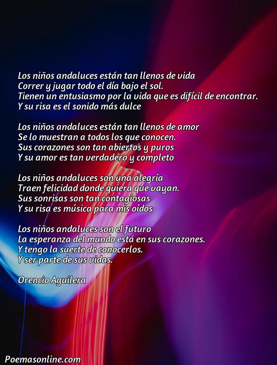 Inspirador Poema Andaluces para Niños, Poemas Andaluces para Niños