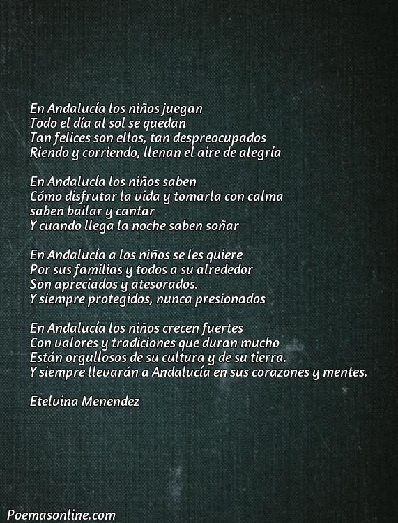 Mejor Poema Andaluces para Niños, Poemas Andaluces para Niños
