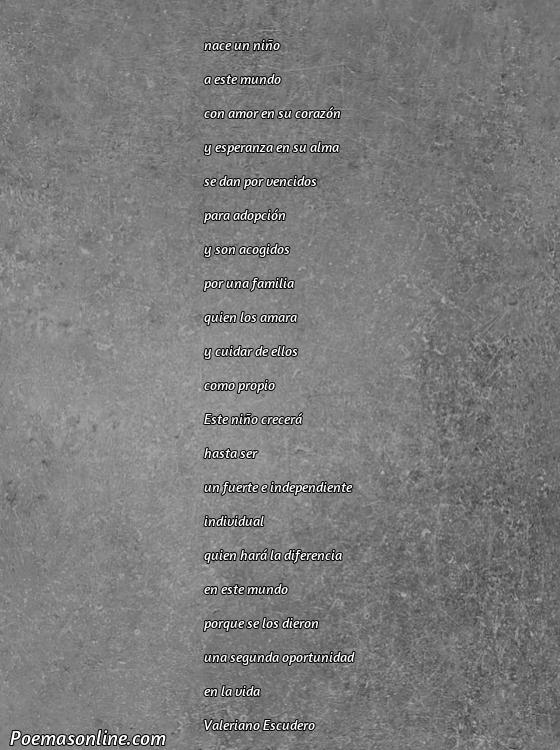 Hermoso Poema Anónimo sobre la Adopción, Poemas Anónimo sobre la Adopción