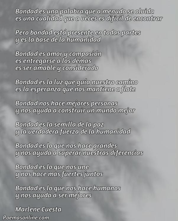 Mejor Poema Anónimo sobre la Bondad, Poemas Anónimo sobre la Bondad