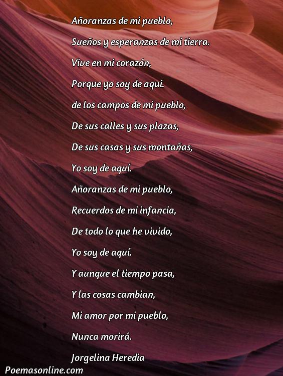 Corto Poema Añoranzas de mi Pueblo, Poemas Añoranzas de mi Pueblo