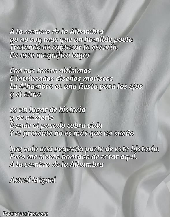Corto Poema Árabe sobre Alhambra, 5 Poemas Árabe sobre Alhambra