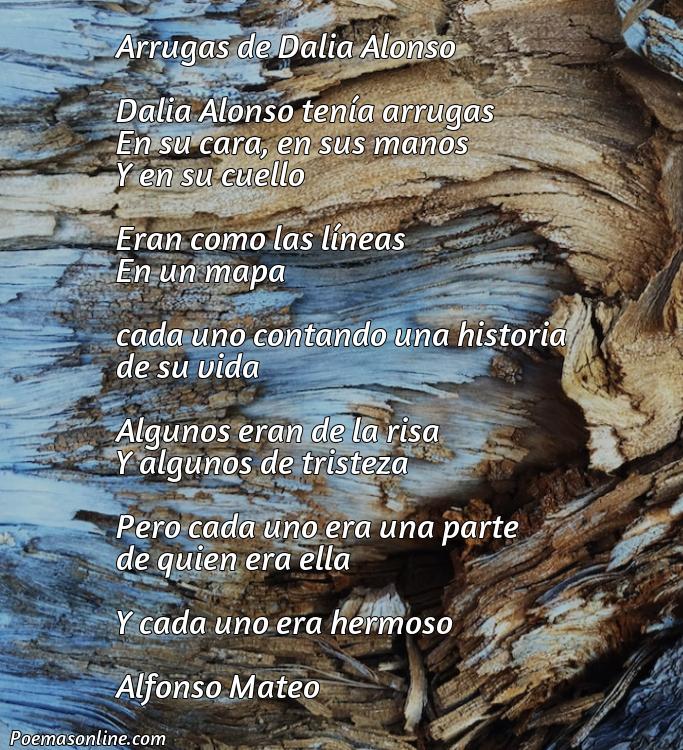 Excelente Poema Arrugas de Dalia Alonso, Poemas Arrugas de Dalia Alonso