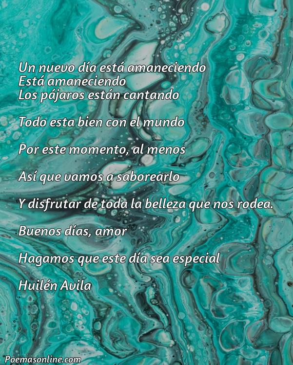 Mejor Poema Bonitos de Buenos Días, Poemas Bonitos de Buenos Días