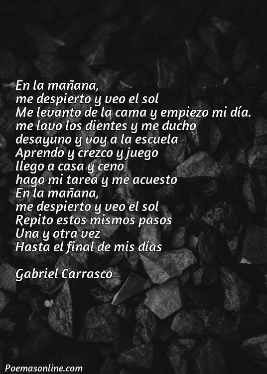 Hermoso Poema Breve sobre Algo Cotidiano, Cinco Mejores Poemas Breve sobre Algo Cotidiano