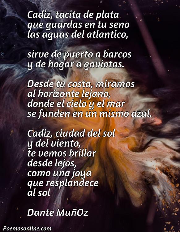 Lindo Poema Cádiz Tacita de Plata, Poemas Cádiz Tacita de Plata