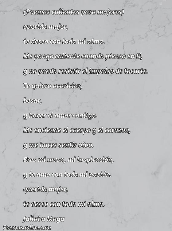 Hermoso Poema Calientes para Mujeres, Cinco Poemas Calientes para Mujeres