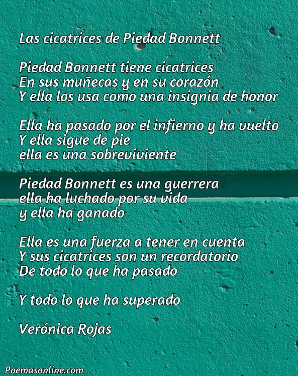 Corto Poema Cicatrices de Piedad Bonnett, Cinco Poemas Cicatrices de Piedad Bonnett