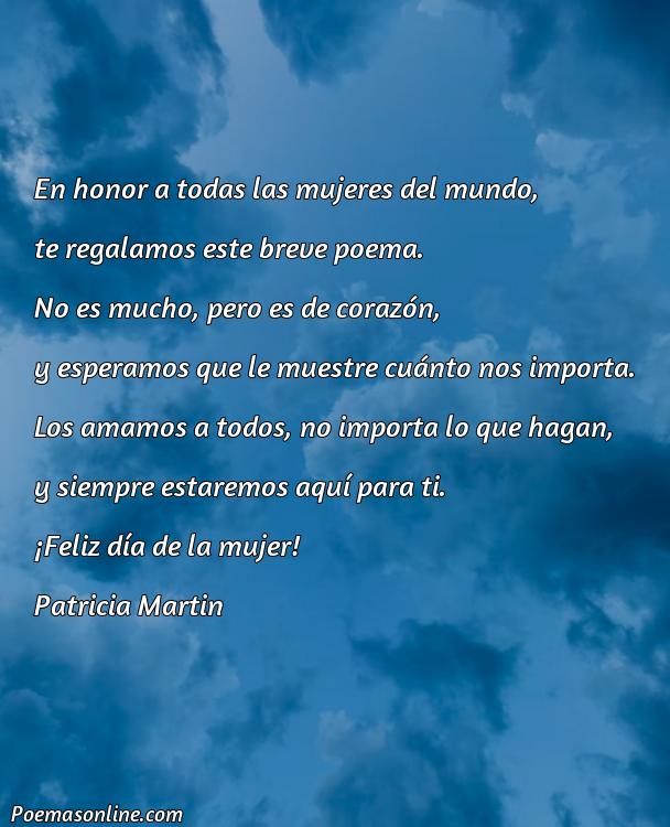 Lindo Poema Corto para el Día de la Mujer, Cinco Poemas Corto para el Día de la Mujer