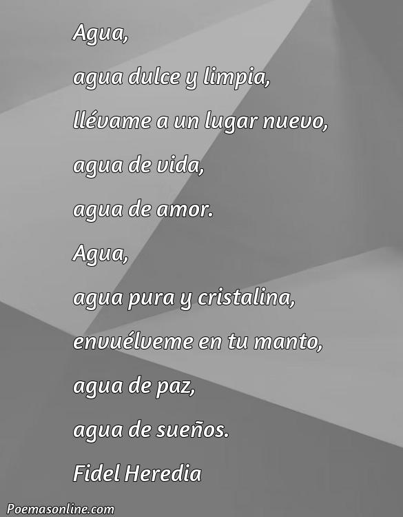 Mejor Poema Corto sobre Agua, Cinco Poemas Corto sobre Agua