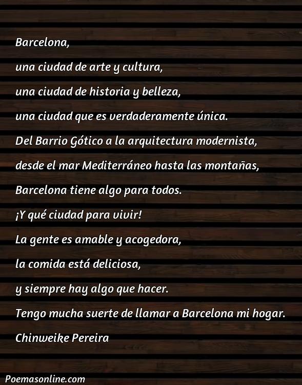 Hermoso Poema Corto sobre Barcelona, 5 Poemas Corto sobre Barcelona
