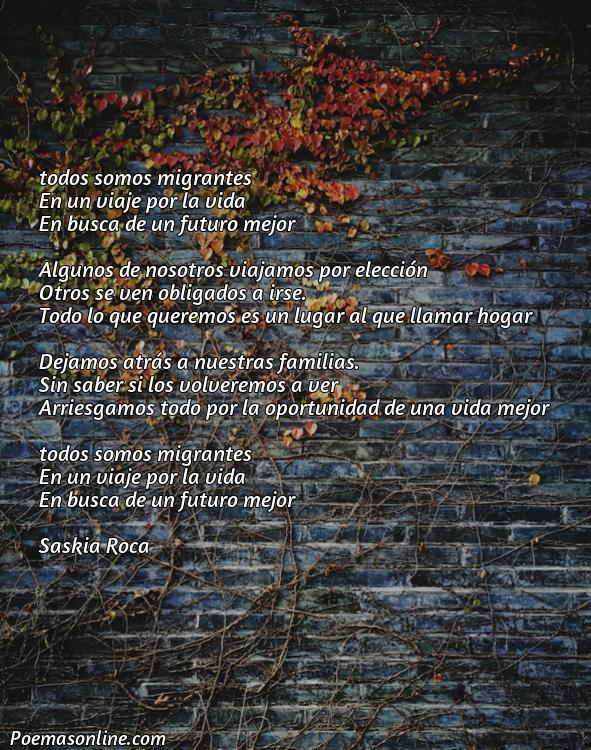 Excelente Poema Corto sobre la Migración, 5 Poemas Corto sobre la Migración
