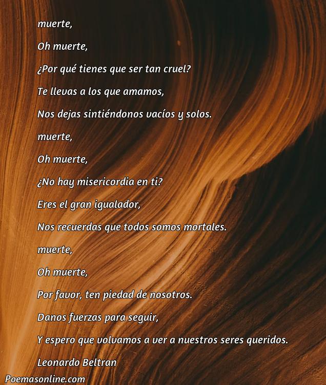 Reflexivo Poema Corto sobre la Muerte, 5 Poemas Corto sobre la Muerte