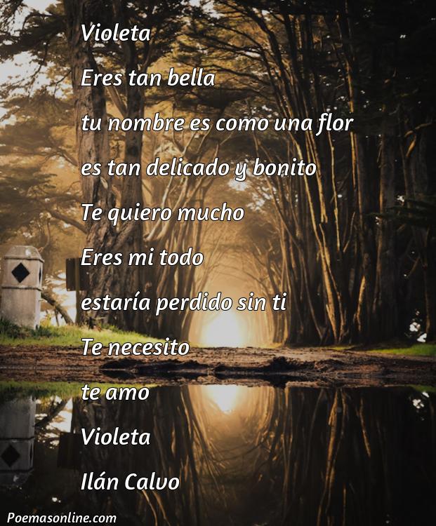 Cinco Poemas Corto sobre Nombre Violeta