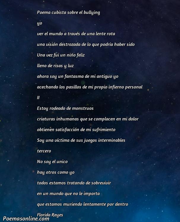 Inspirador Poema Cubista sobre Acoso Escolar, Poemas Cubista sobre Acoso Escolar