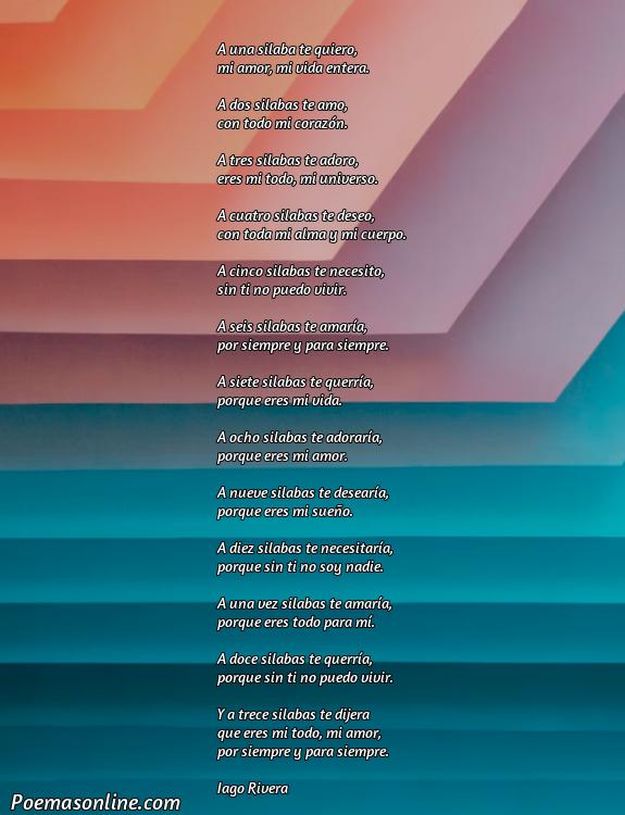 Corto Poema de 13 Silabas, 5 Mejores Poemas de 13 Silabas