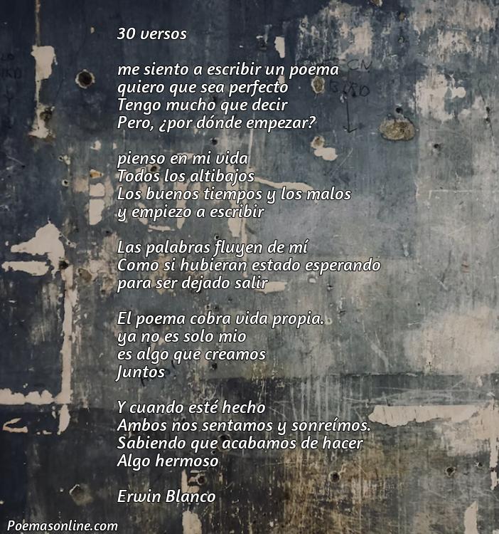 Mejor Poema de 30 Versos, Poemas de 30 Versos
