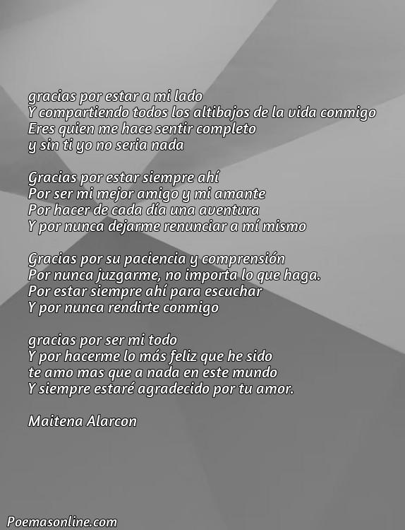 Inspirador Poema de Agradecimiento a mi Amor, 5 Mejores Poemas de Agradecimiento a mi Amor