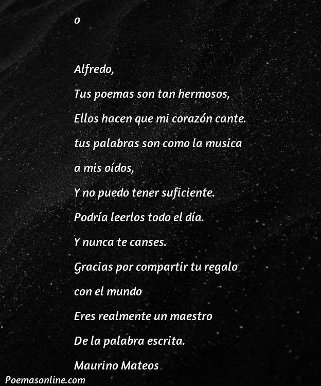 Excelente Poema de Alfred, Cinco Mejores Poemas de Alfred