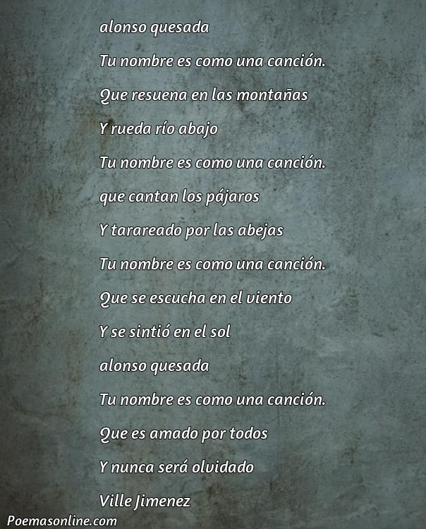 Mejor Poema de Alonso Quesada, 5 Mejores Poemas de Alonso Quesada