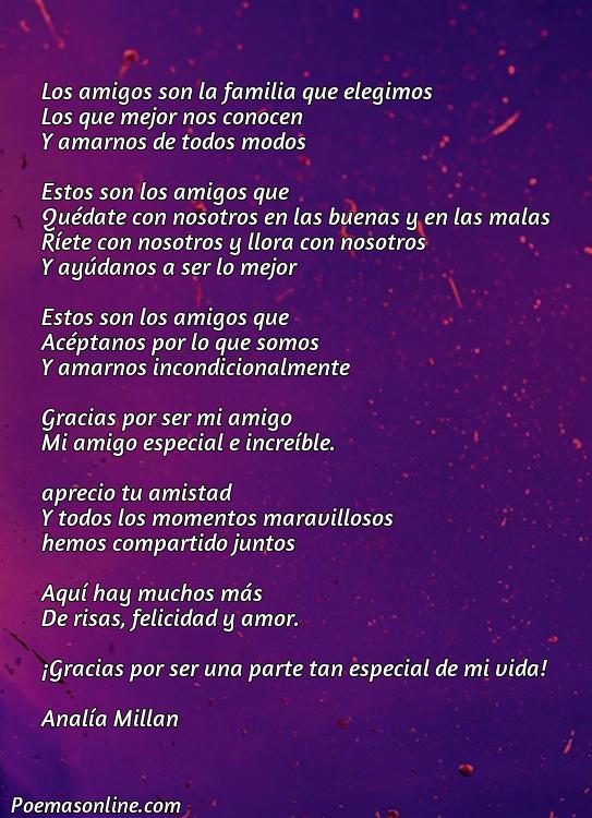 Hermoso Poema de Amigos Especiales, Cinco Mejores Poemas de Amigos Especiales