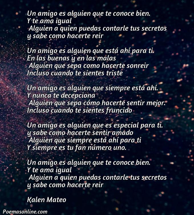 Excelente Poema de Amistad que Rimen para una Amiga, Poemas de Amistad que Rimen para una Amiga