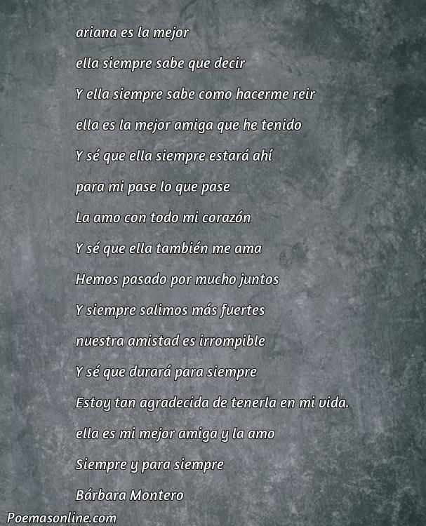 Reflexivo Poema de Amistad que Se Diga sobre Ariadna, Poemas de Amistad que Se Diga sobre Ariadna