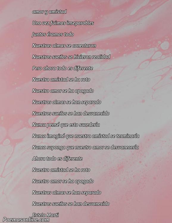 Poemas De Amistades Rotas Poemas Online