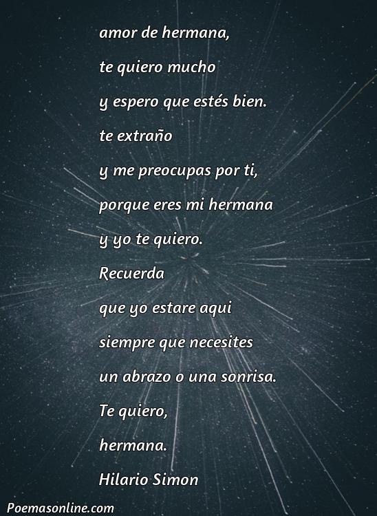 Cinco Mejores Poemas De Amor A Una Hermana Poemas Online