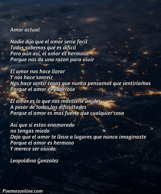 Corto Poema de Amor Actuales, Cinco Poemas de Amor Actuales