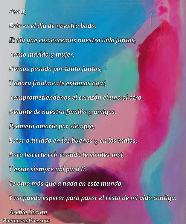 Corto Poema de Amor Boda Civil, Cinco Poemas de Amor Boda Civil