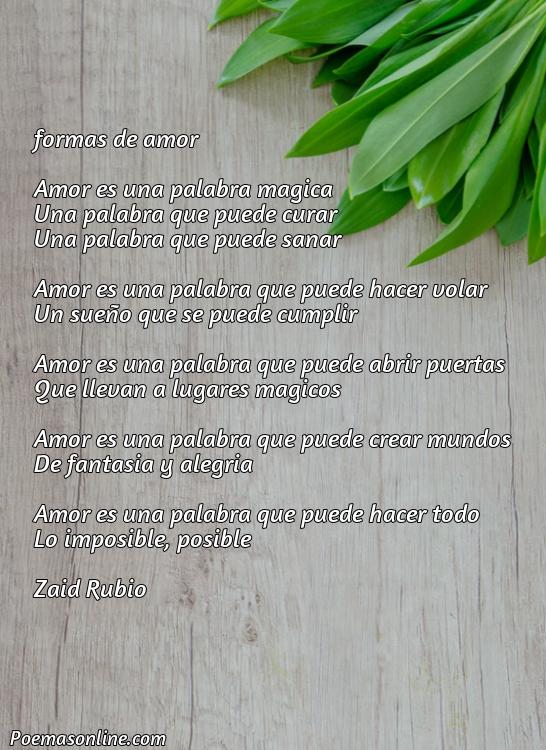 Corto Poema de Amor Cortes Ejemplos, Poemas de Amor Cortes Ejemplos