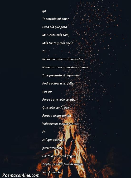 Mejor Poema de Amor Cortos para mi Novia te Extraño, Cinco Mejores Poemas de Amor Cortos para mi Novia te Extraño