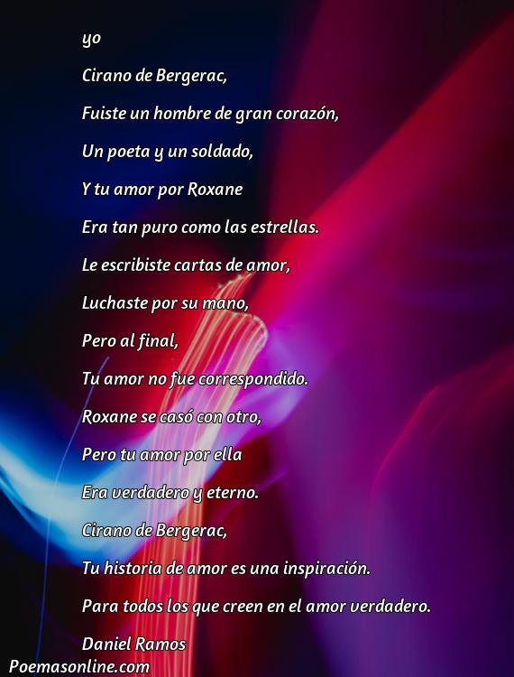 Inspirador Poema de Amor Cyrano de Bergerac, Poemas de Amor Cyrano de Bergerac
