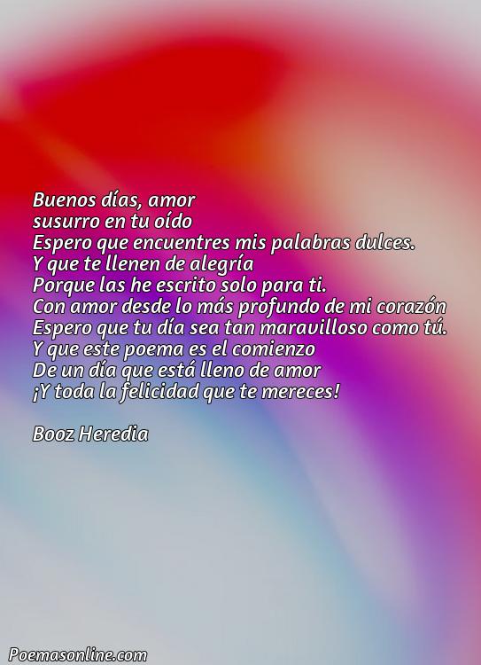 Mejor Poema de Amor de Buenos Dias para Enamorar, 5 Mejores Poemas de Amor de Buenos Dias para Enamorar