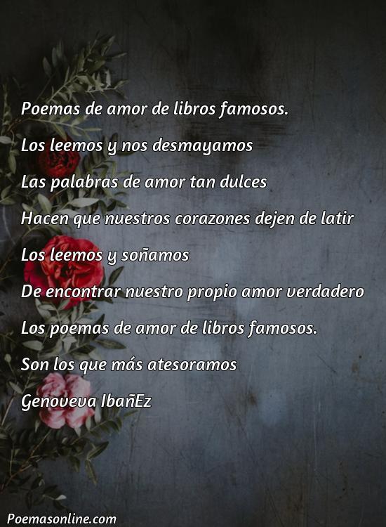 Excelente Poema de Amor de Libros Famosos, Poemas de Amor de Libros Famosos