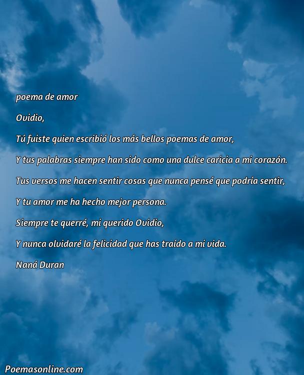 Excelente Poema de Amor de Ovidio, Cinco Poemas de Amor de Ovidio