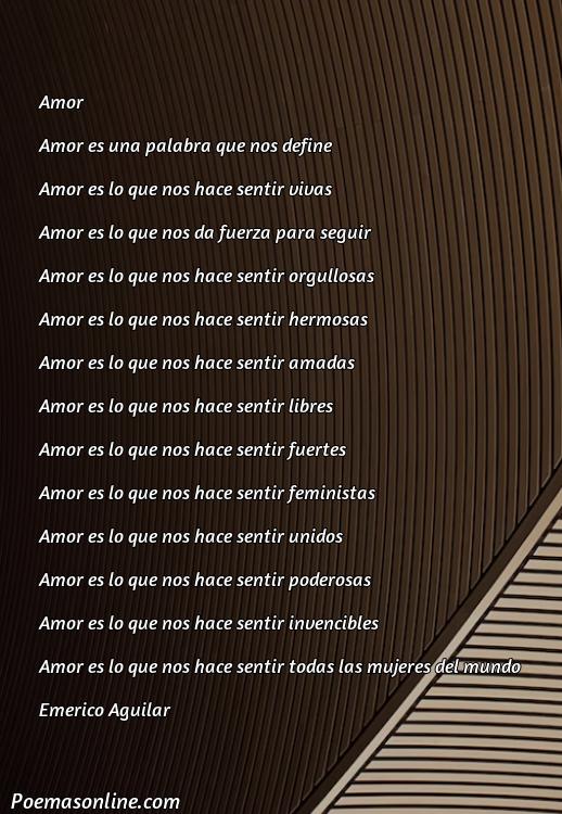 Corto Poema de Amor Feministas, Poemas de Amor Feministas