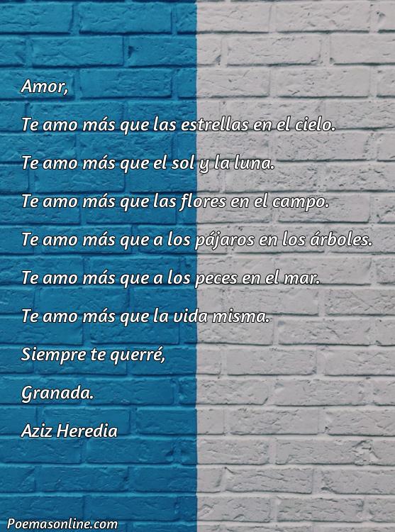 Inspirador Poema de Amor Granada, Poemas de Amor Granada