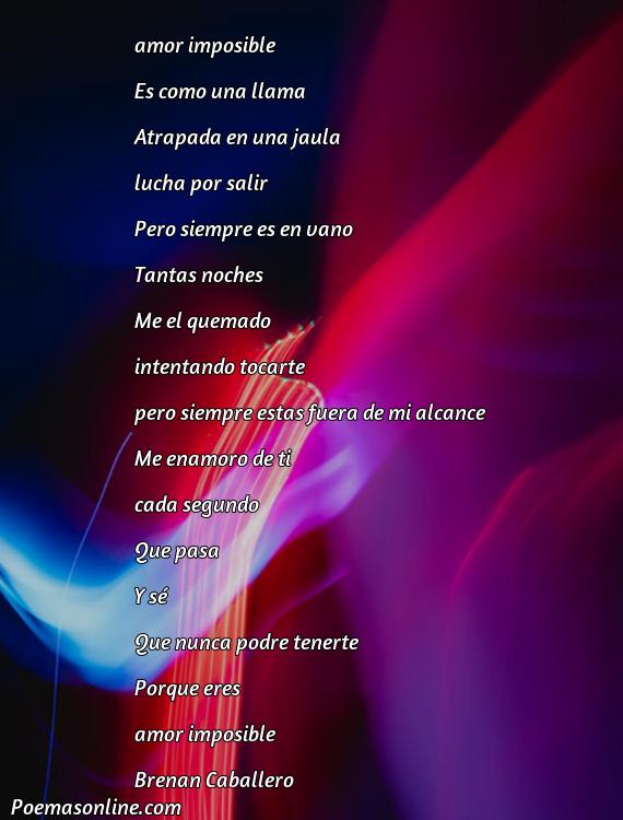 Hermoso Poema de Amor Imposible para una Mujer, Poemas de Amor Imposible para una Mujer