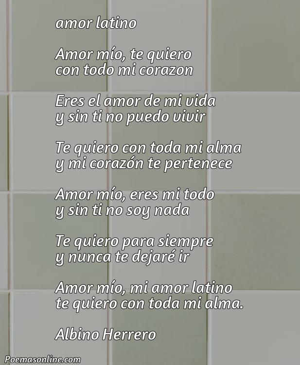 Inspirador Poema de Amor Latín, Poemas de Amor Latín