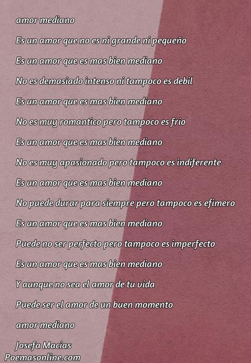 Reflexivo Poema de Amor Mediano, Cinco Poemas de Amor Mediano