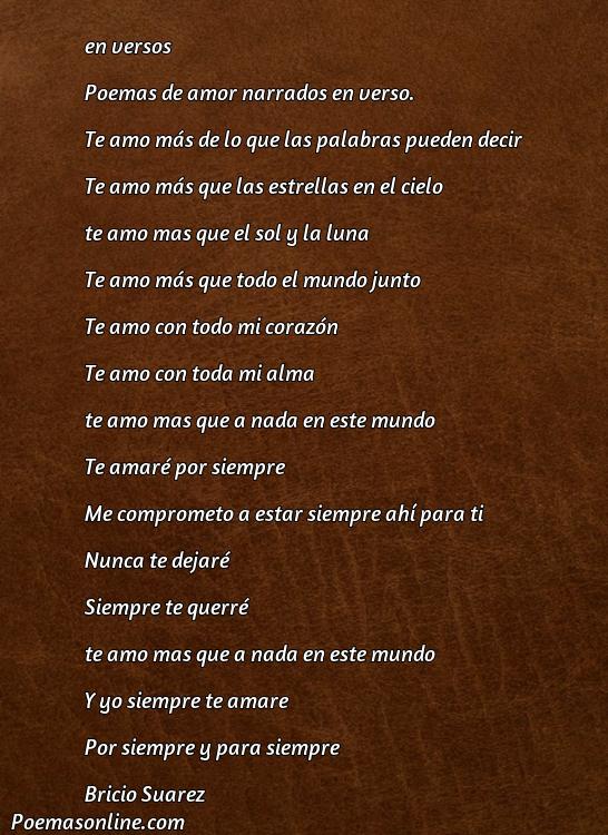 Hermoso Poema de Amor Narrados, 5 Mejores Poemas de Amor Narrados