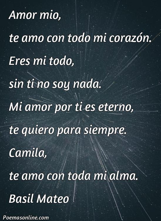Excelente Poema de Amor para Camila, Poemas de Amor para Camila