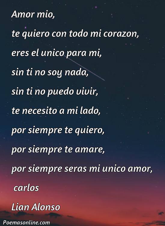 Hermoso Poema de Amor para Carlos, 5 Poemas de Amor para Carlos