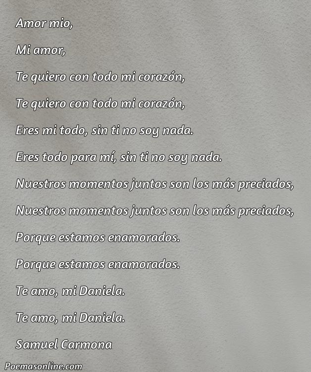 Excelente Poema de Amor para Daniela, Cinco Poemas de Amor para Daniela