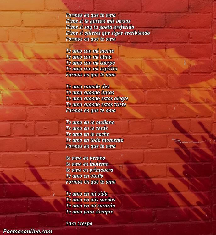 Corto Poema de Amor para Enamorar que Rimen, Cinco Mejores Poemas de Amor para Enamorar que Rimen