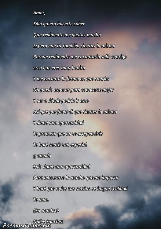 Hermoso Poema de Amor para la Chica que Me Gusta, Cinco Poemas de Amor para la Chica que Me Gusta